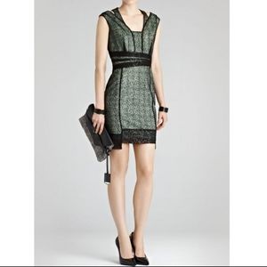 Reiss Green Tali Sparkle Cocktail Dress